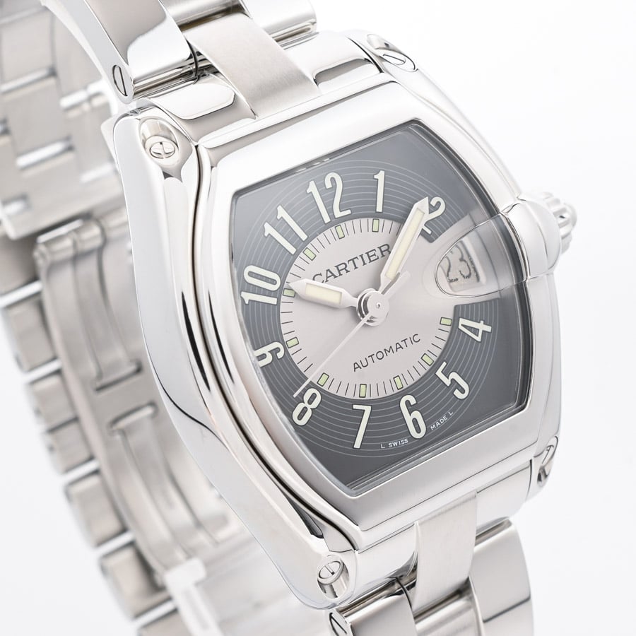 カルティエ CARTIER ロードスター LM W62001V3 腕時計 SS 自動巻き 