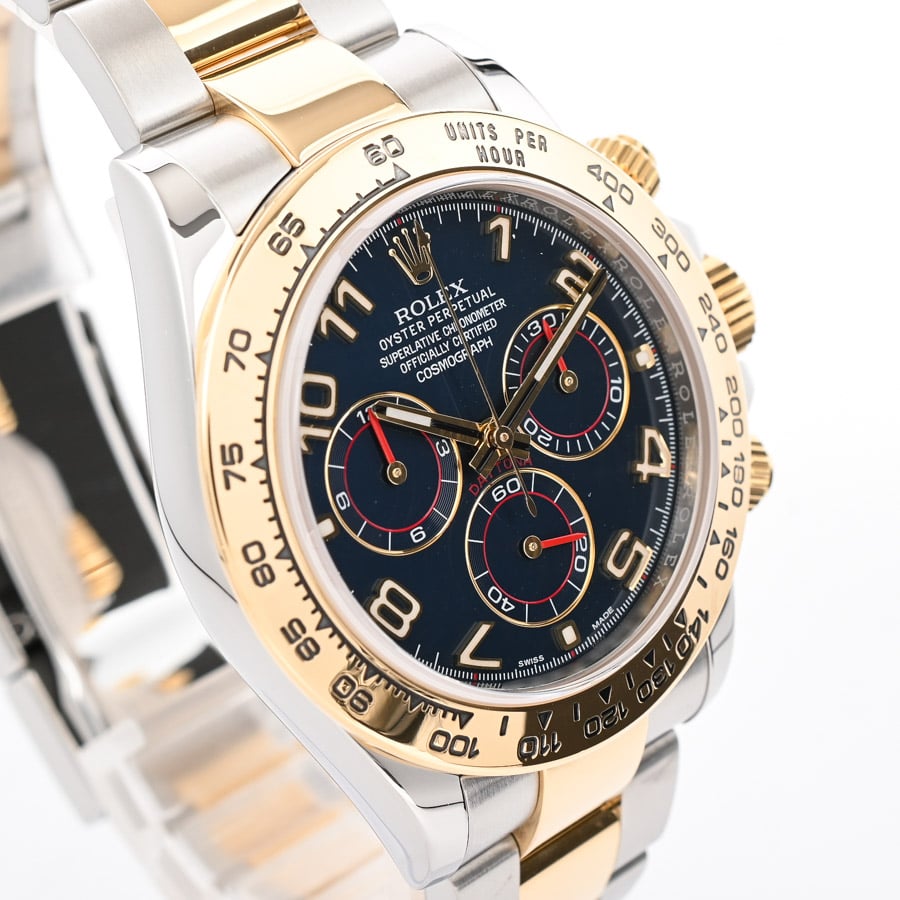 デイトナ(ケース:約40mm/ブレスサイズ:約18.5cm ブルーナンバー