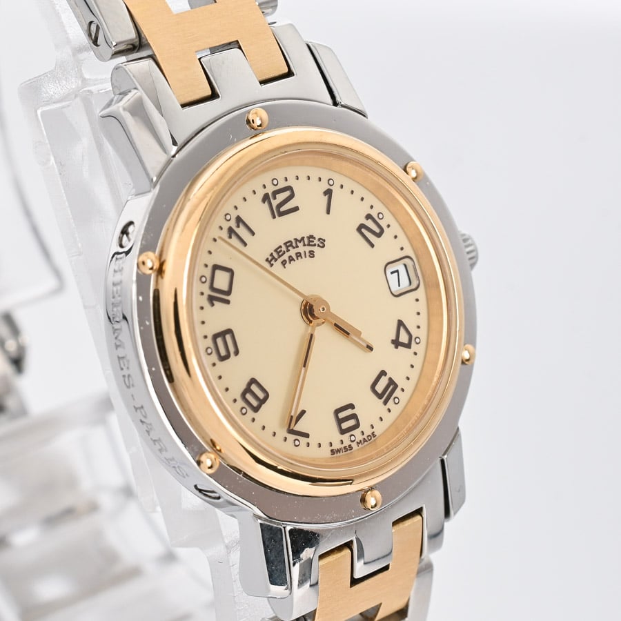 クリッパー(ケース:約24mm/ブレスサイズ:約15.5cm アイボリー