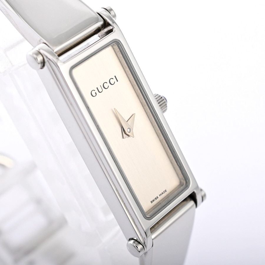 【すべて揃って美品】GUCCI＊ バングルウオッチ1500L バングルウォッチ | 1500L | ステンレス | 中古A品| レディース