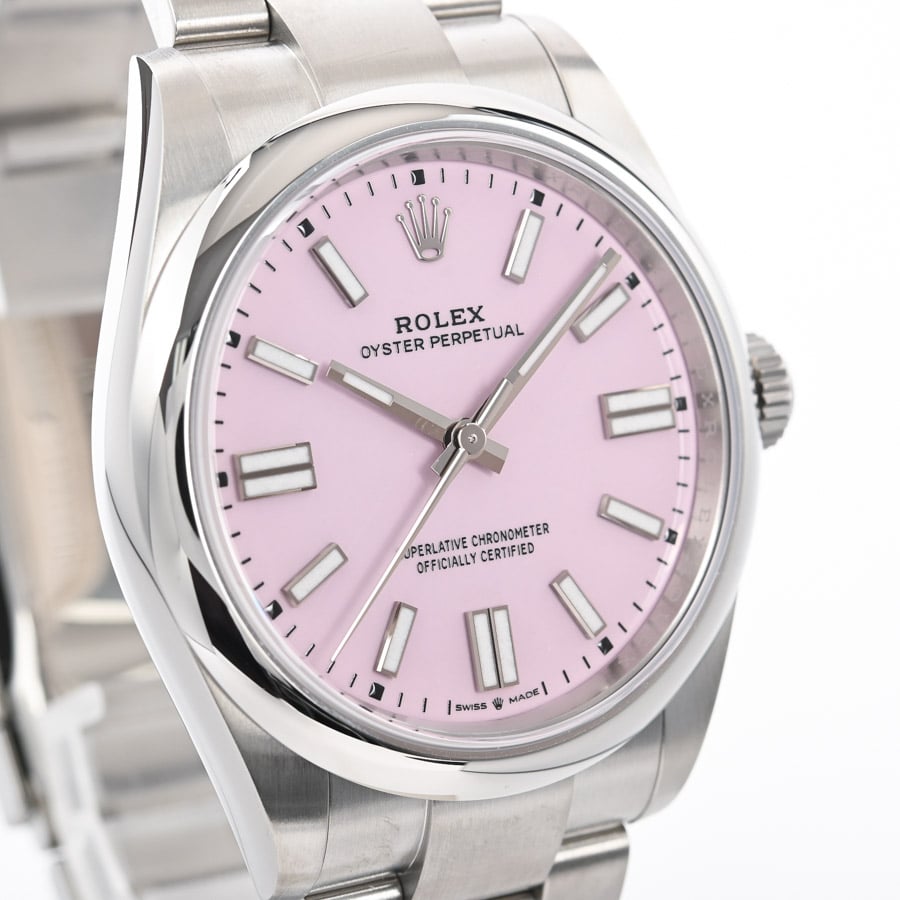ROLEX ロレックス/2002年頃製造 オーバーホール済 新品仕上済/オイスターパーペチュアル・ピンク/レディース/Y番/76080/Y80**********/SAランク/94【中古】 ROLEX ロレックス 2002年頃製造 オーバーホール済 新品仕上済/時計