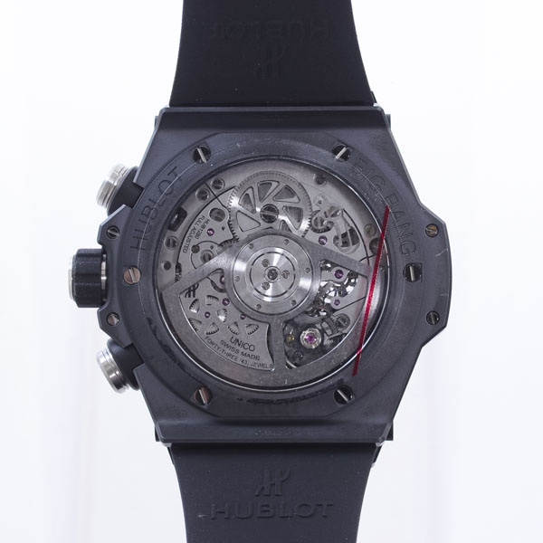 ウラシク【くろ】 新品)HUBLOT ウブロ ビッグバン ウニコ チタニウム セラミック