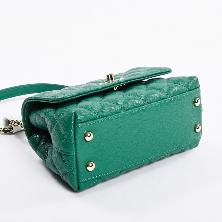 シャネル | トップハンドルフラップバッグXXS | AS2215