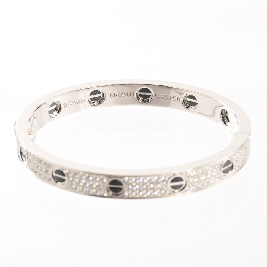 Cartier カルティエ　ラブブレス　正規品 Cartier カルティエ 22年新型 15号 ラブブレス K18WG 定価752万