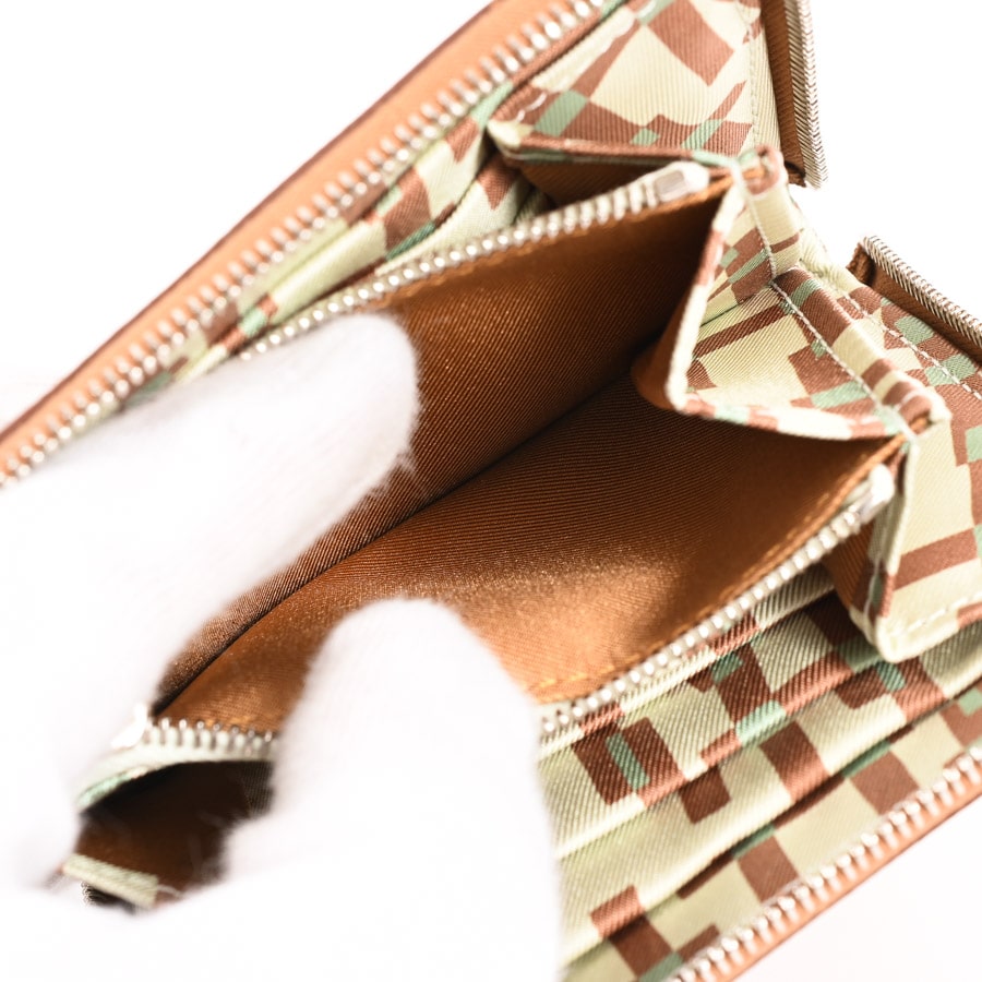 【美品】HERMES アザップ シルクライン コンパクトウォレット 裏地総柄 エルメス | アザップコンパクトシルクイン | ミディアムウォレット