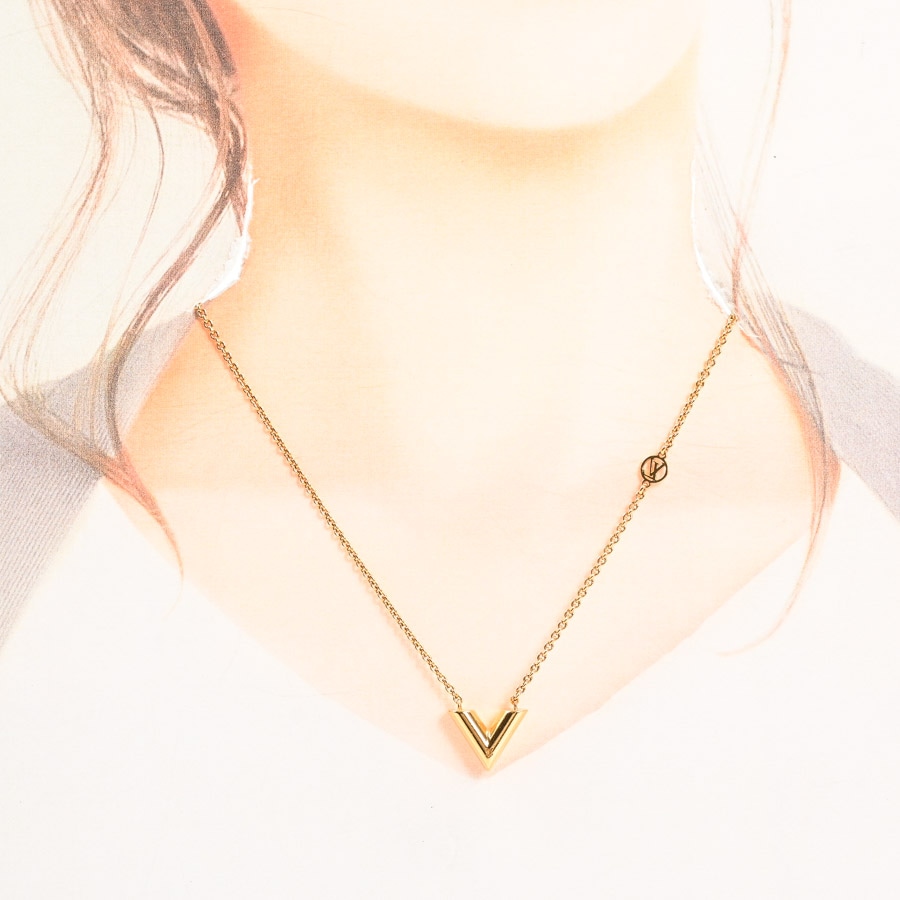 ルイヴィトン | エセンシャルV | M00857 | ゴールドメッキ | 中古A品