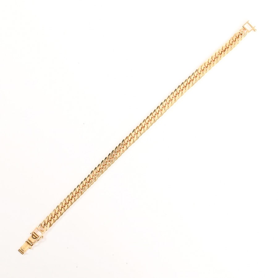 喜平ブレスレット 6面ダブル 20.1g | K18YG | 中古A品| メンズ
