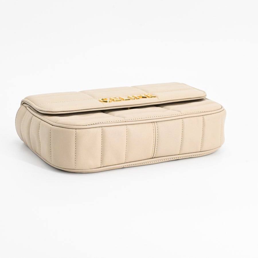 ℳ セリーヌ マトラッセモノクロームチェーンショルダーバッグ