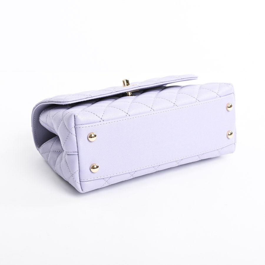 CHANEL シャネル トップハンドル ミニ フラップ バッグ パープル org.jpg