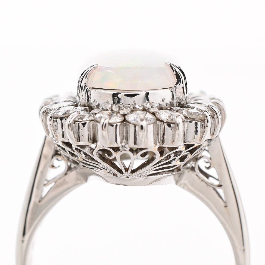 オパール リング | プラチナ900 | 中古A品| レディース│ノンブランド