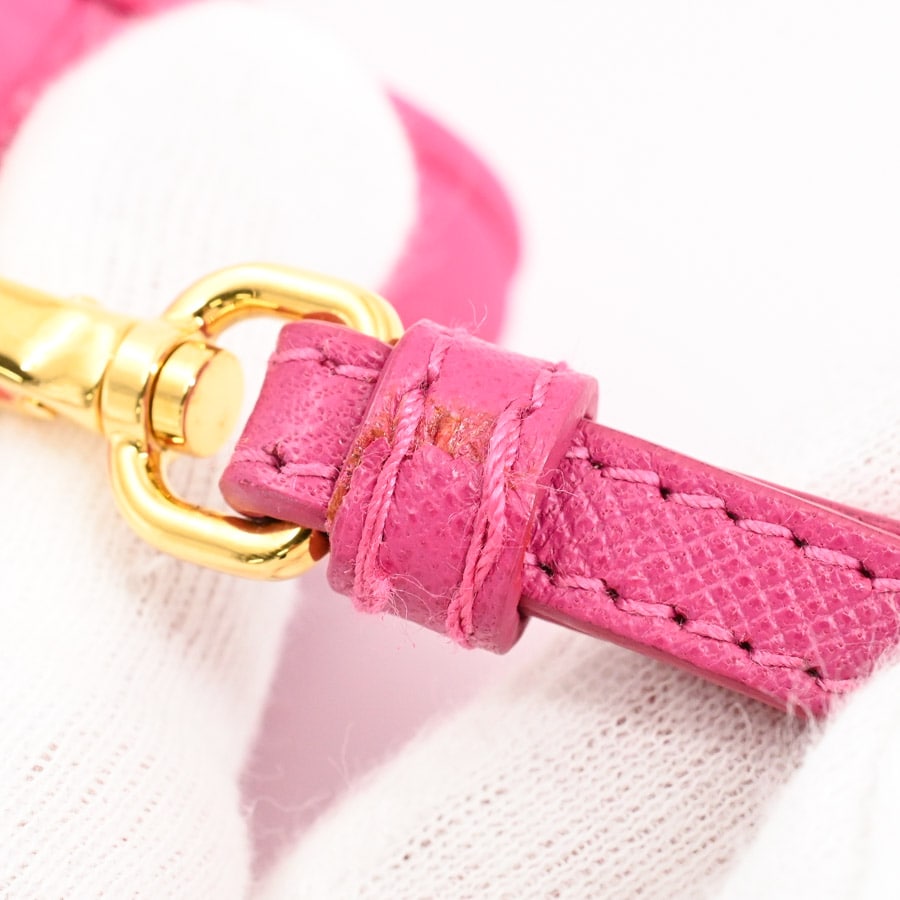 プラダ(Prada) 1N1867 レディース レザー,ナイロン ピンク ポーチ ポーチ | 1N1867 | テスート | 中古AB品| ユニセックス│プラダ 【公式