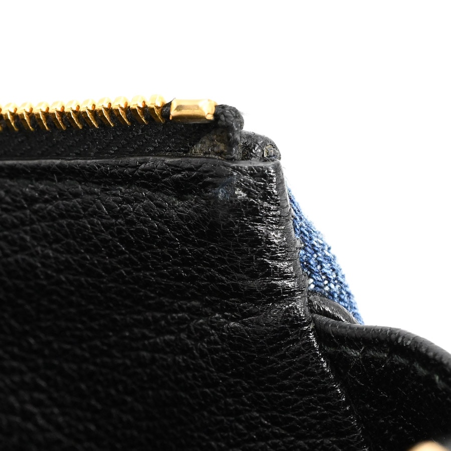 MIUMIU デニム　ポーチ　巾着　美品♡ 巾着ポーチ | デニム | 中古A品| レディース│ミュウミュウ 【公式