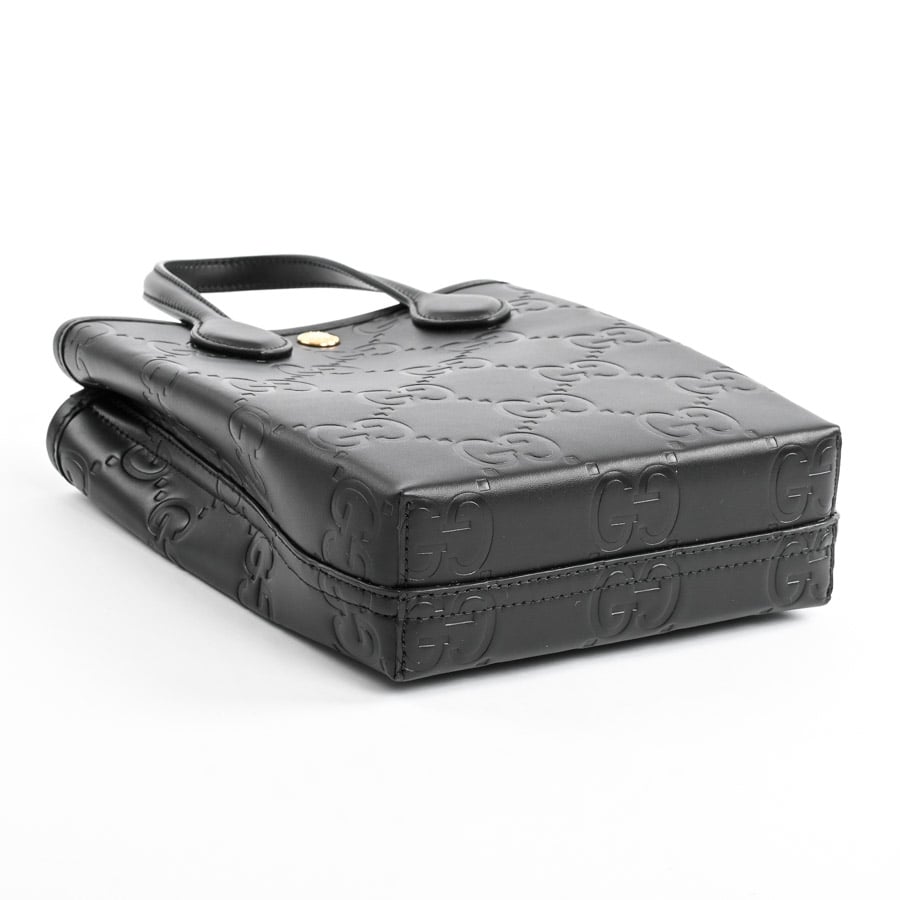 GGスーパーミニバッグ | 790133 | ハンドバッグ | カーフ | 中古A品