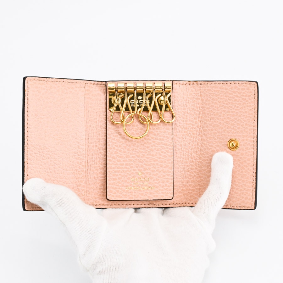 ダブルGキーケース | 456118 | カタオシレザー | 中古A品| レディース