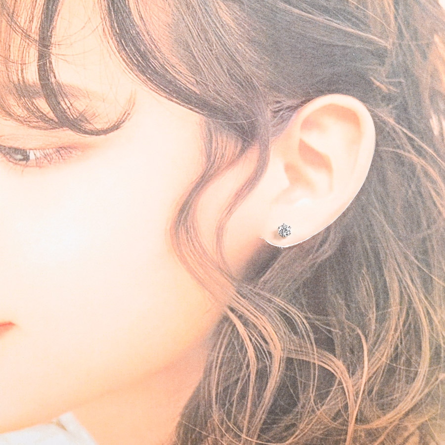 ☆Pt900　ダイヤピアス PT900 ダイヤモンド ピアス | ete bijoux (Women)/エテ
