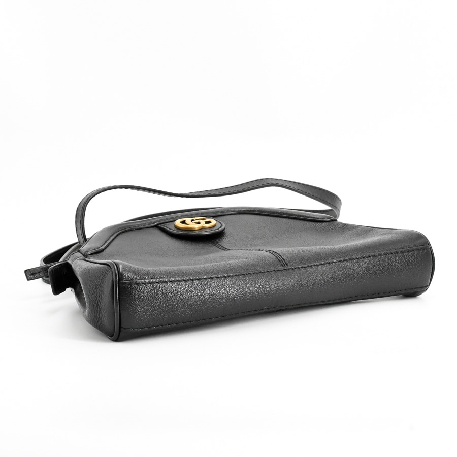 GUCCI(グッチ) ショルダーバッグ リベル スモール 524620 黒 レザー 