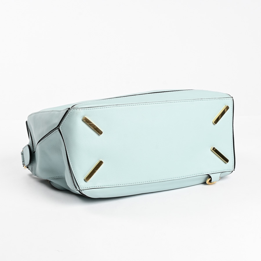 美品 LOEWE ロエベ パズルバッグ ミディアム ミッドナイトブルー 2way 