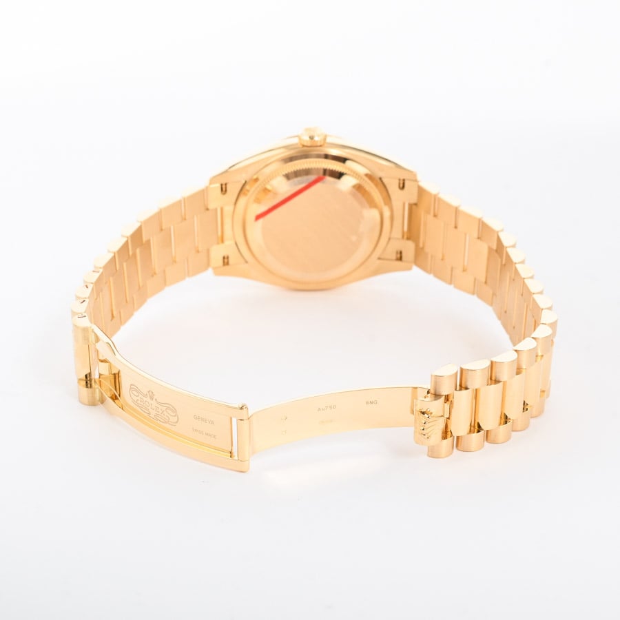 デイデイト36(ケース:約37mm(実寸)/ブレスサイズ:約18cm イエロー