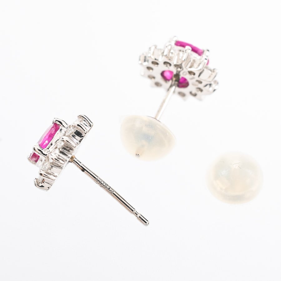 ルビー ピアス(チャーム:約W7xH8mm): ジュエリー【公式】ブランド品
