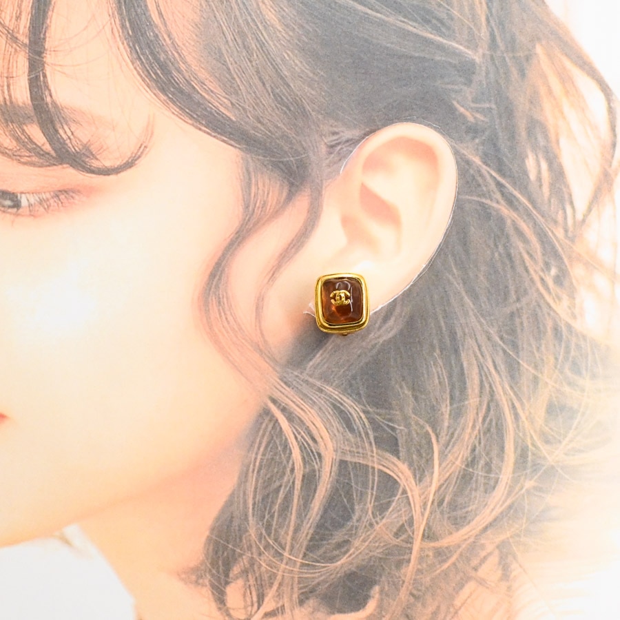 ☆シャネル CHANEL イヤリング ゴールド チャーム ココマーク 