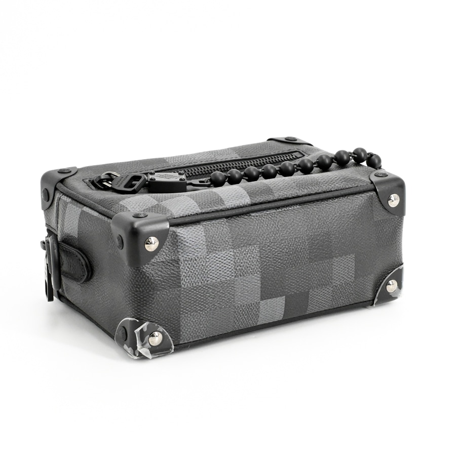 ミニソフトトランク(約W18.5xH12xD8cm(実寸) ブラック): ブランド
