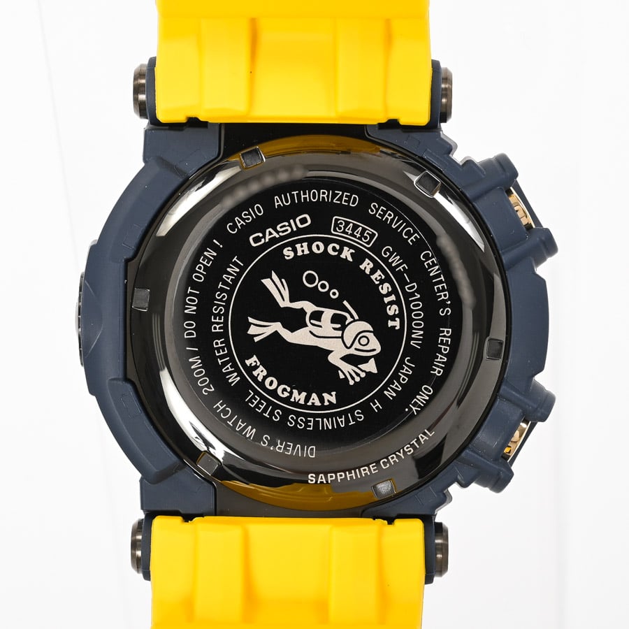 G SHOCK MASTER OF G FROGMAN GWF D1000NV 2JF