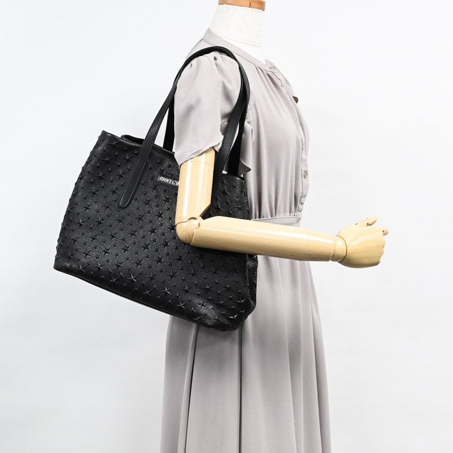 ジミーチュー | SOFIA M | トートバッグ | 型押しレザー | 中古