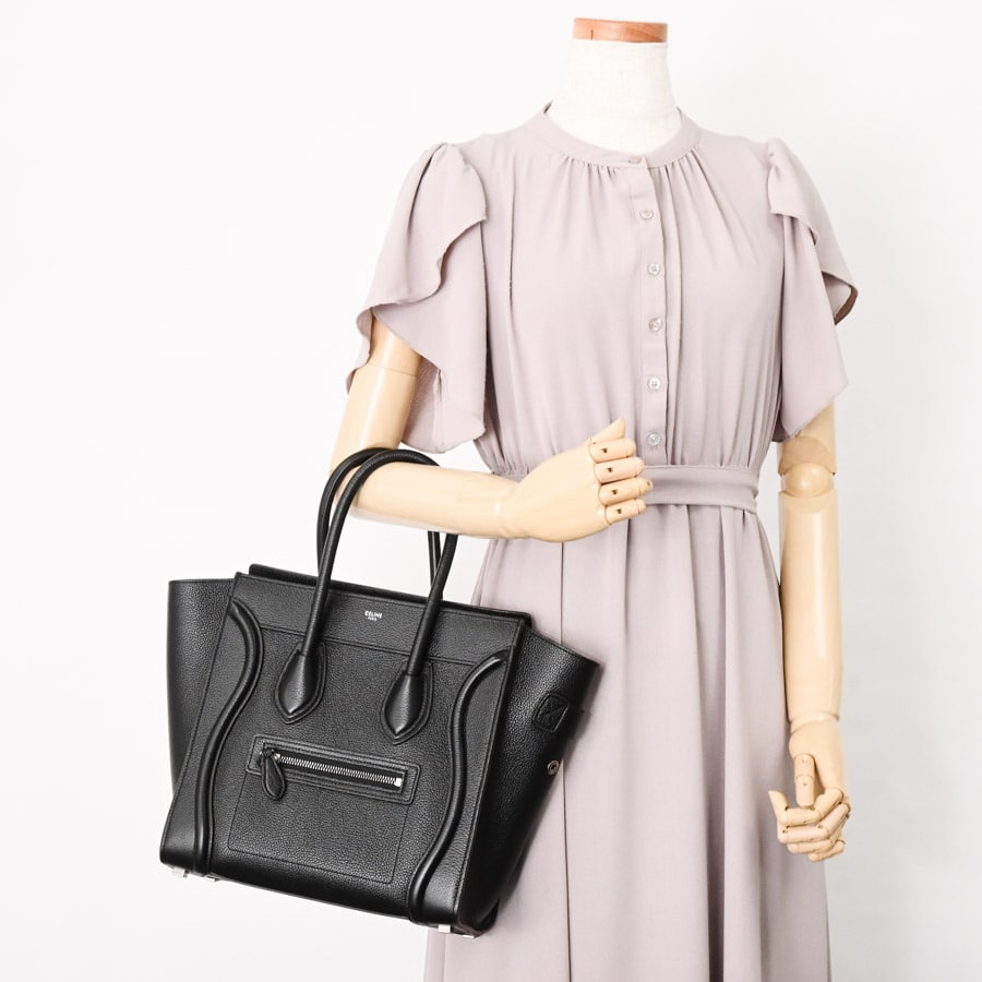CELINE セリーヌ ラゲージ マイクロ ブラック CELINE ラゲージ