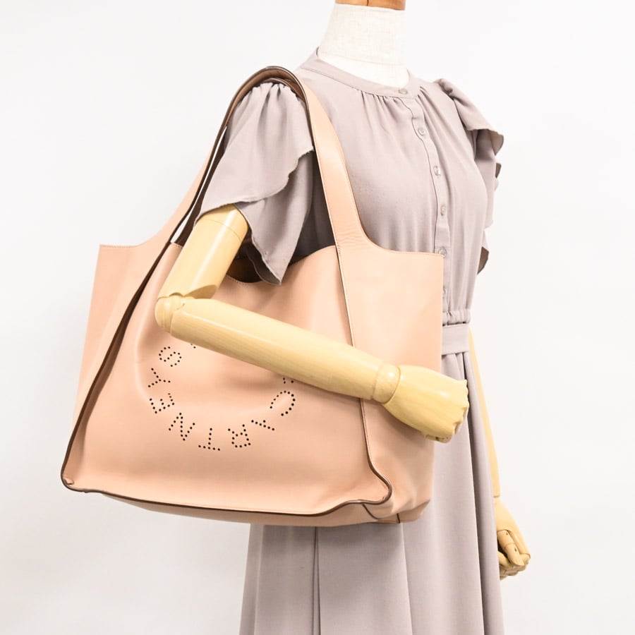 STELLA McCARTNEY ピンクベージュ トートバッグ Women ピオニーピンク ファラベラ タイニー トートバッグ