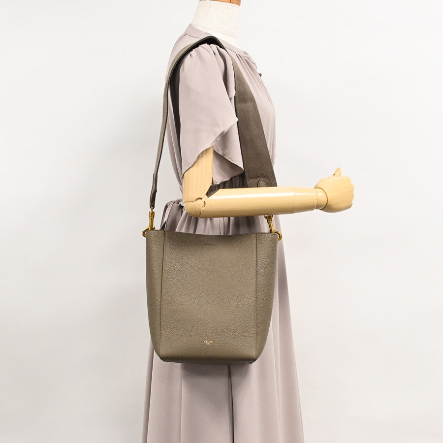 VINTAGE●CELINE●サングル スモール シーズナル バッグ CELINE セリーヌ サングルバケット スモール ショルダーバッグ