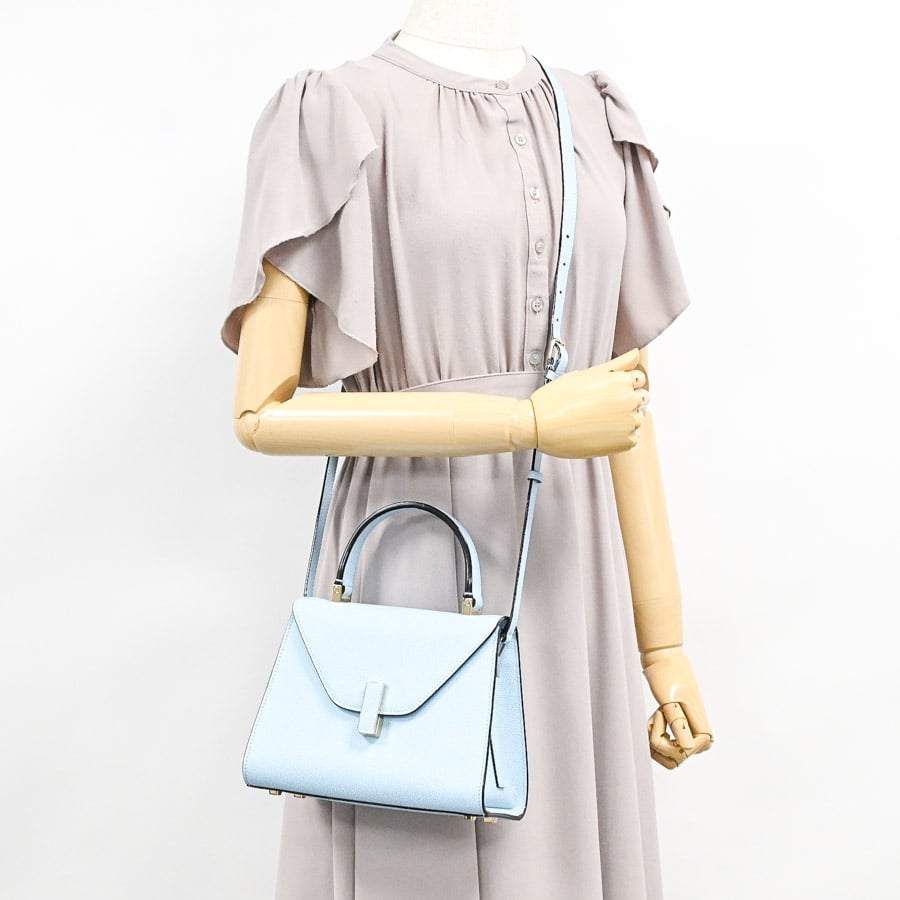 ヴァレクストラ | ミニイジィデ | ハンドバッグ | 型押しレザー | 中古