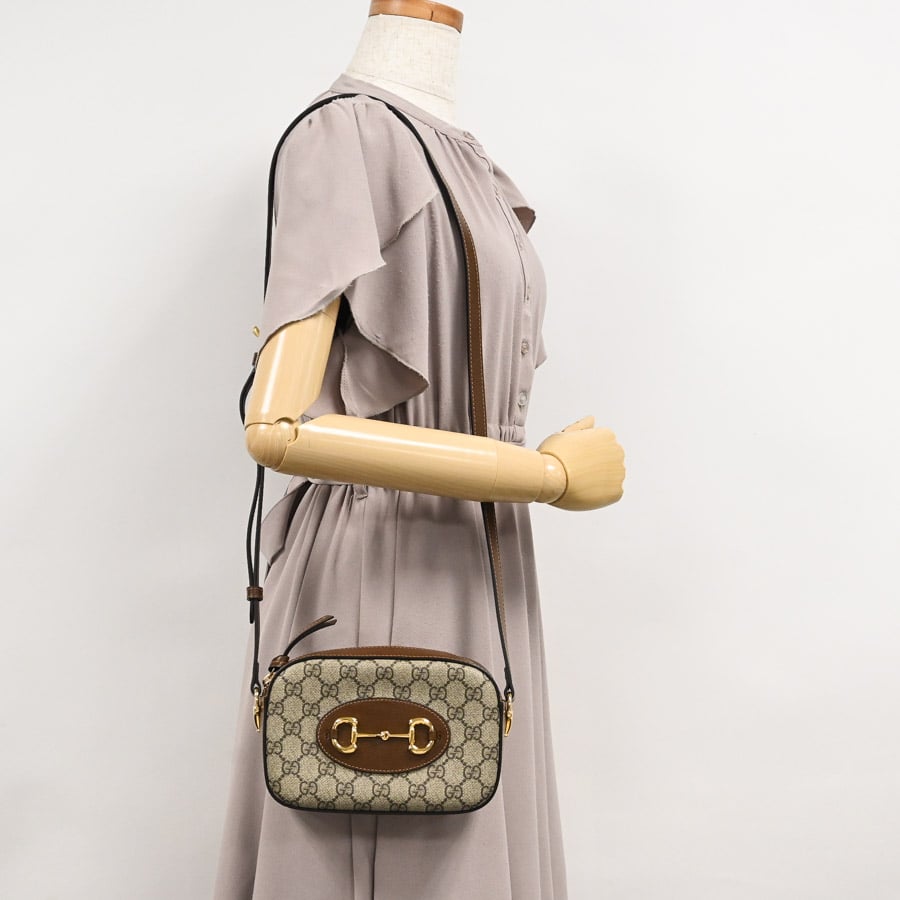 GUCCI ショルダーバッグ 760196 GUCCI】グッチ ホースビット 760196 ショルダーバッグ PVC