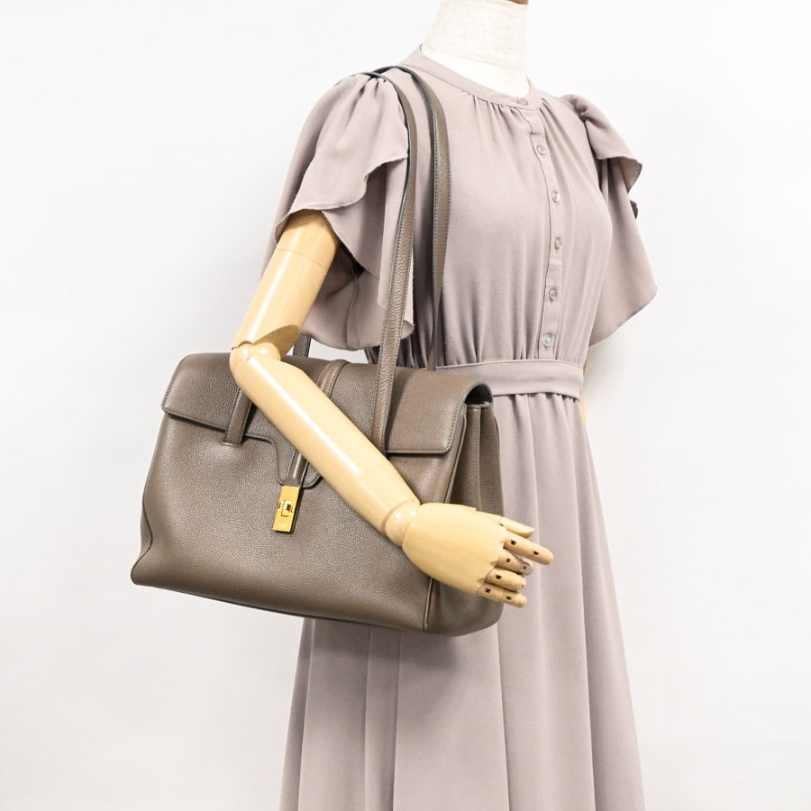 ミディアムソフト16 | 19554 | ショルダーバッグ | 型押しレザー