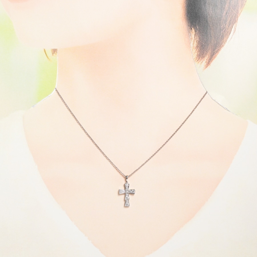 セルペンティ クロス | 354038 | K18ホワイトゴールド | 中古A品