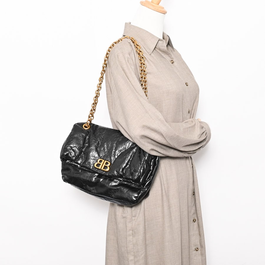 ★BALENCIAGA★ 765966 MONACO チェーンバッグ モナコスモールチェーンショルダー | 765966 | ショルダーバッグ