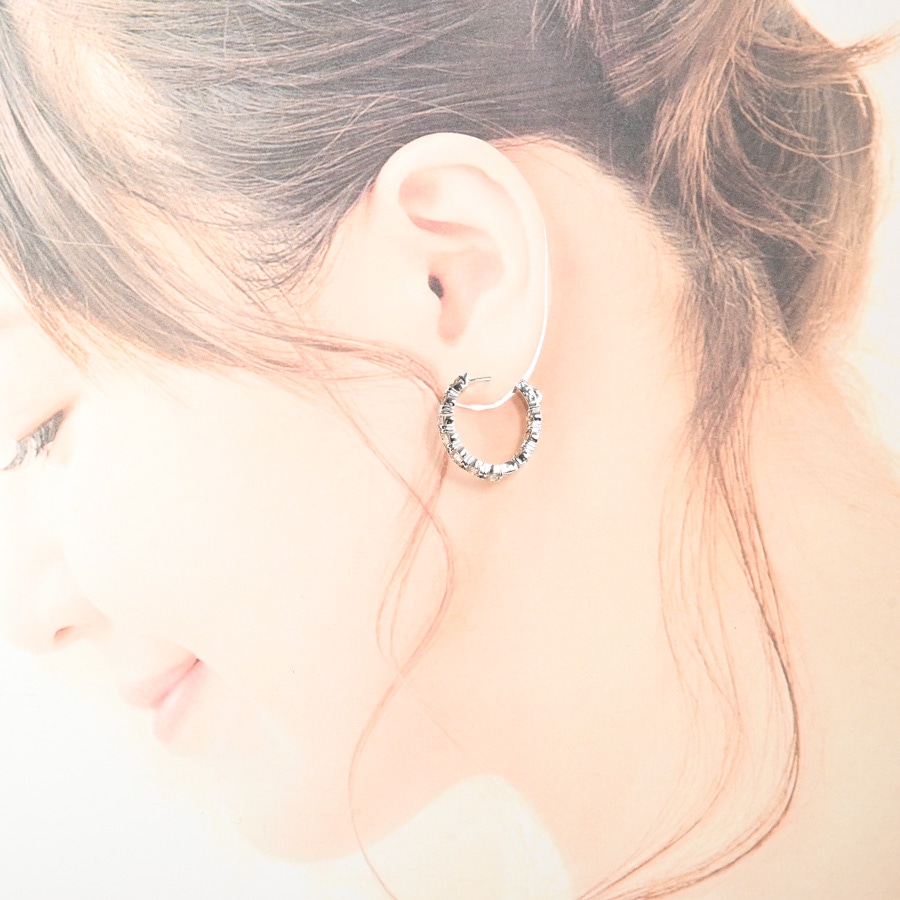 WEB限定】K18 ホワイトゴールド ダイヤモンド ピアス（0.12ct