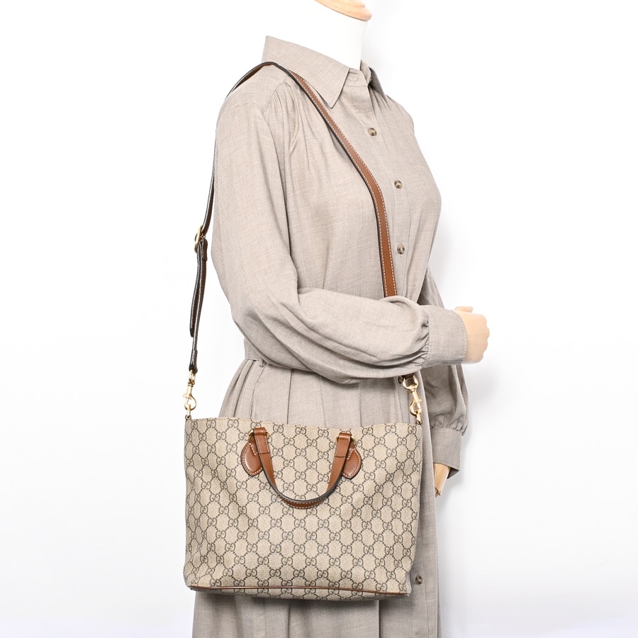 【GUCCI】グッチ『GGスプリーム 2WAYハンドバッグ』473887 2WAYハンドバッグ | 473887 | ハンドバッグ | GGスプリーム