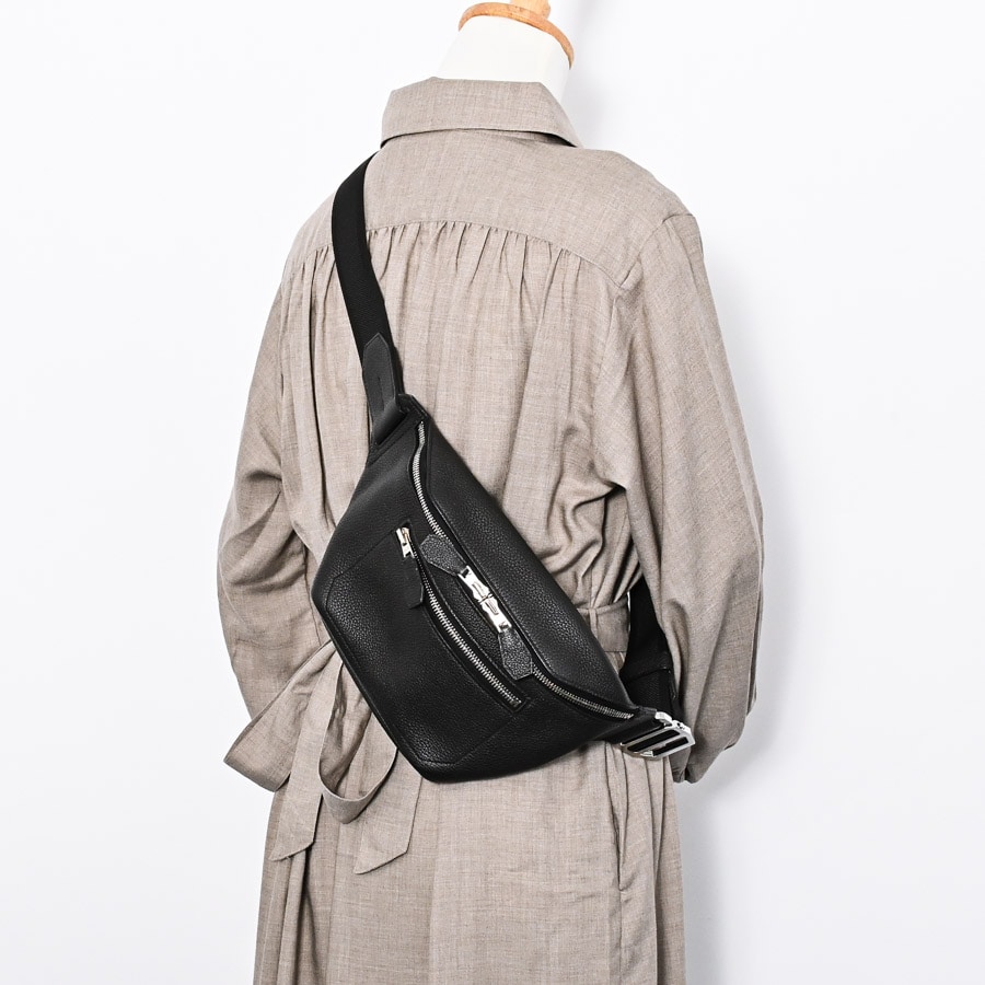 剛*グ様 HERMES エルメス　シティスライド クロス　PM 　ボディバッグ HERMES - エルメス シティスライドクロス PM 黒 ボディバッグ