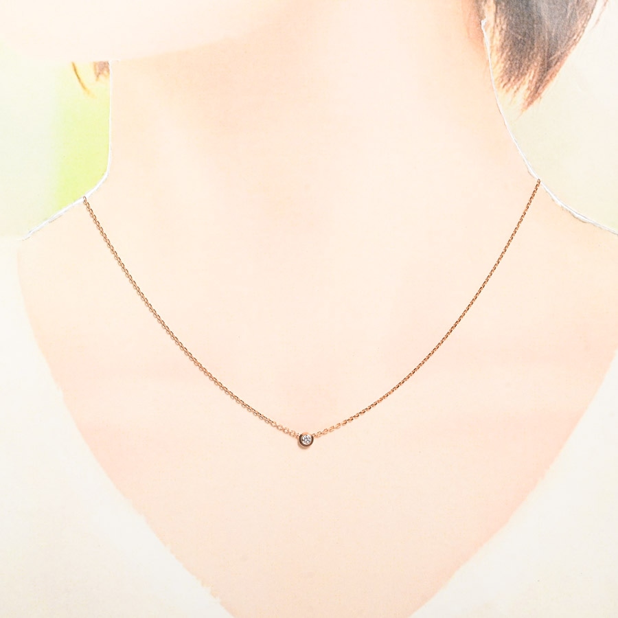 ◆VINTAGE◆【Cartier】ダムール*ディアマン レジェ*XS ダムール ディアマンレジェXS | B7224516 | K18ピンクゴールド
