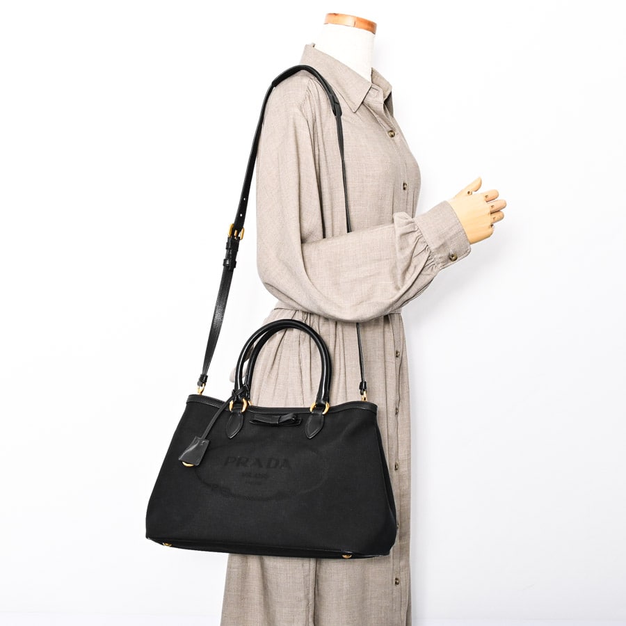 2WAYハンドバッグ | 1BA579 | ハンドバッグ | ジャガード | 中古A品