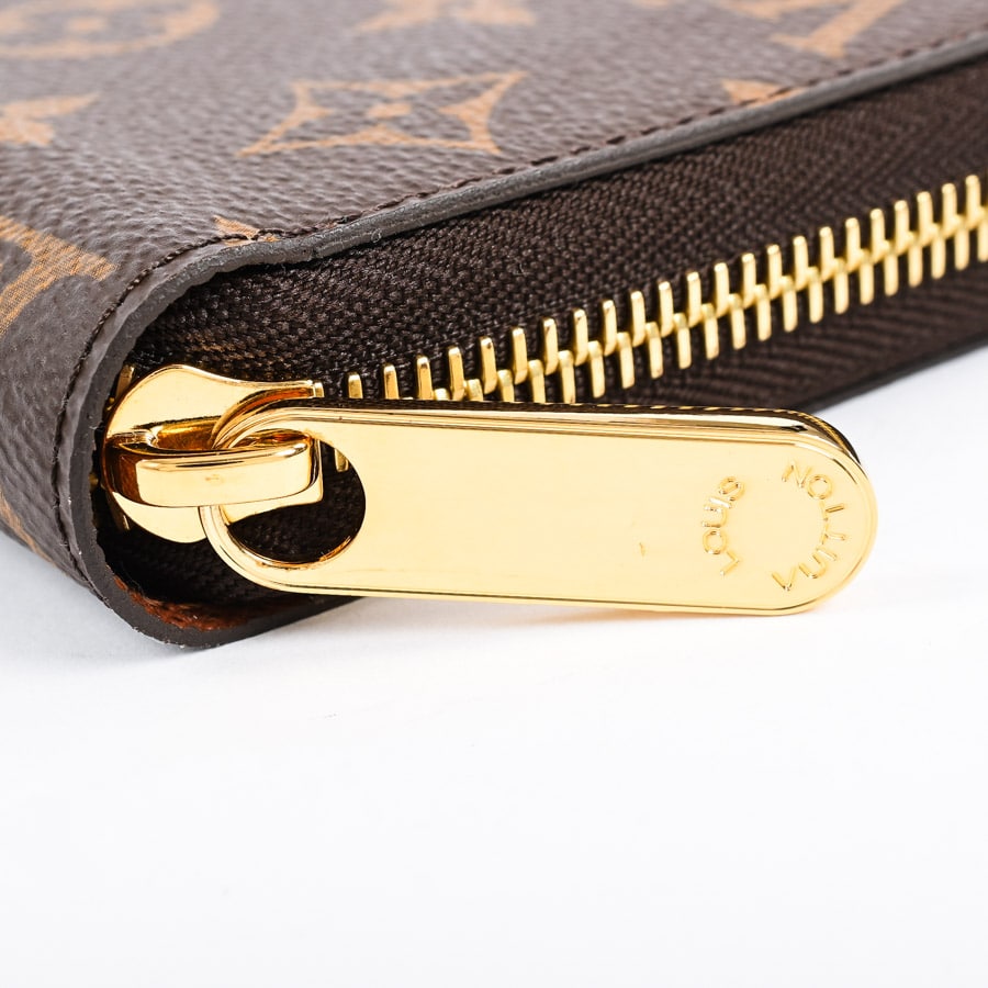 即決フォロー割！ルイヴィトン ジッピー ブラウン 長財布 正規保証2376 LOUIS VUITTON ルイヴィトン ジッピーウォレット モノグラム 長