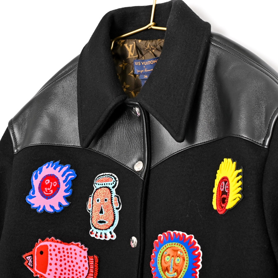 ルイヴィトン サイズ:38  23SS  RW231J YGM FOJA40 草間彌生パッチワークスタジャンブルゾン 中古 BS99 ルイヴィトン 23SS RW231J YGM FOJA40 草間彌生パッチワークスタジャン