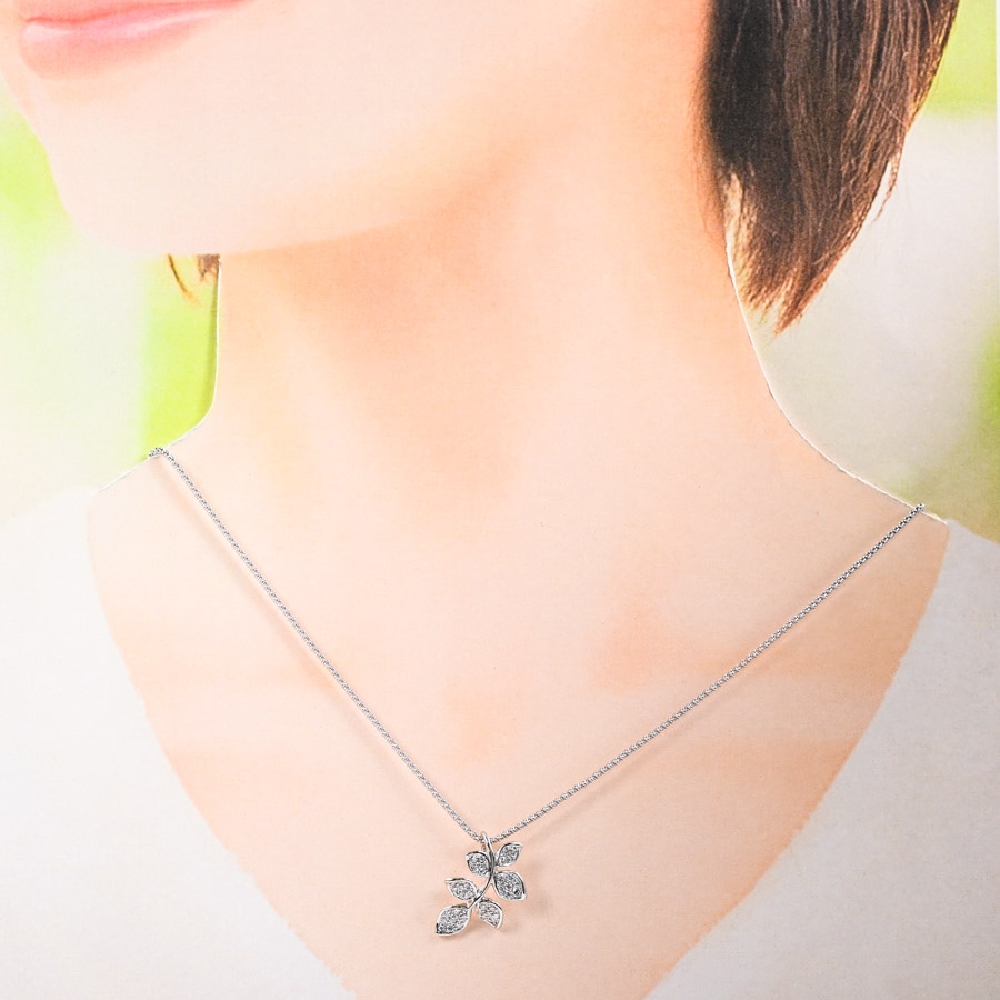 ダイヤ ネックレス | K18ホワイトゴールド | 中古A品