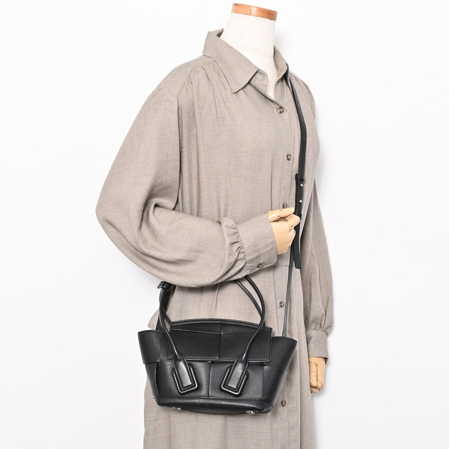 ミニザアルコ | 600606 | ハンドバッグ | 型押しレザー | 中古AB品