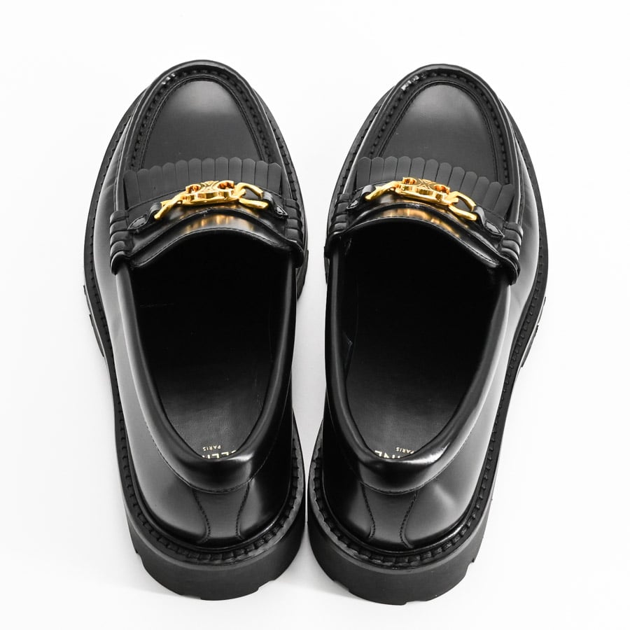 トリオンフチェーン付きCELINEマーガレットローファー | 344893