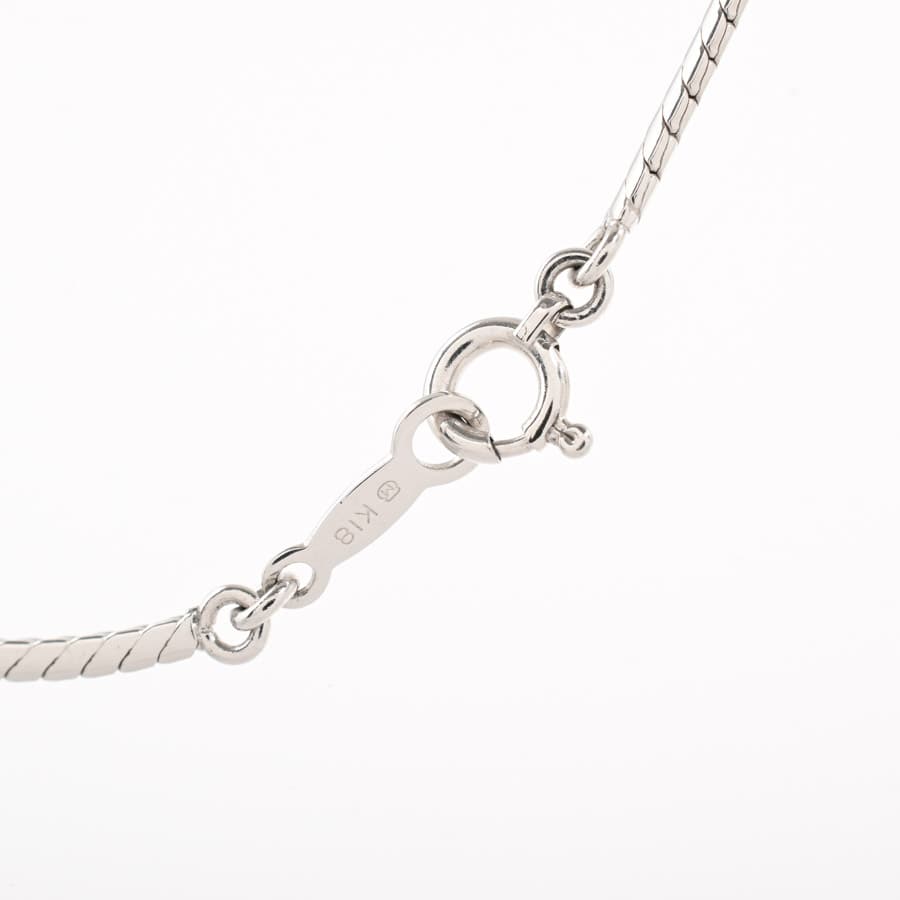 パール ネックレス | K18ホワイトゴールド | 中古B品| レディース