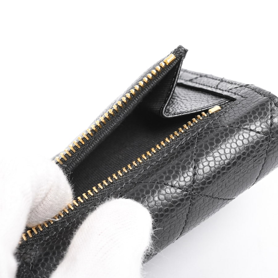 クラシックスモールフラップウォレット(約W11.5xH10cm(実寸) ブラック