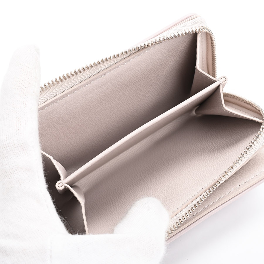 ポルトフォイユルー(約W11.5xH9cm(実寸) グレージュ / ブルームグレー