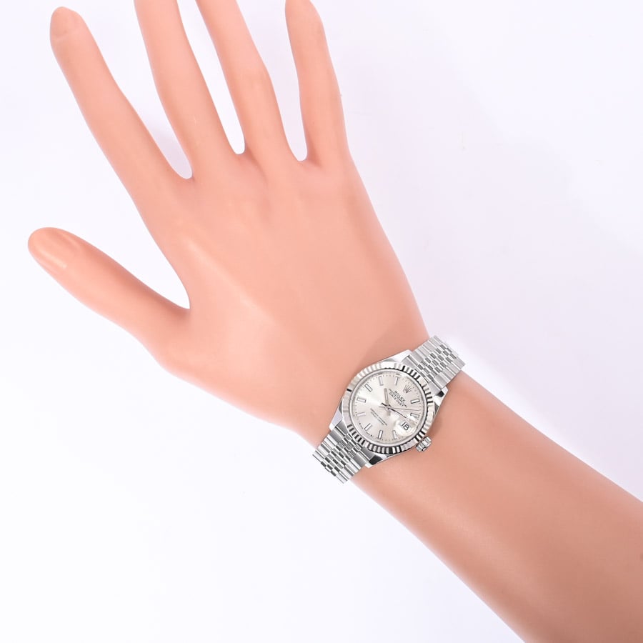 ロレックス ROLEX デイトジャスト28 279174 シルバー ホワイトゴールド/ステンレススチール レディース 腕時計 ロレックス レディ デイトジャスト 28 279174 | 時計・ブランド腕時計