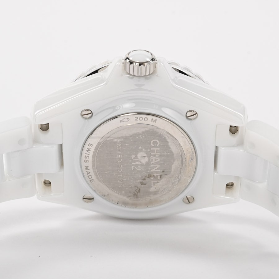 中古 シャネル CHANEL H7419 ホワイトラッカー レディース 腕時計 CHANEL - 中古 シャネル CHANEL H7419 ホワイトラッカー レディース